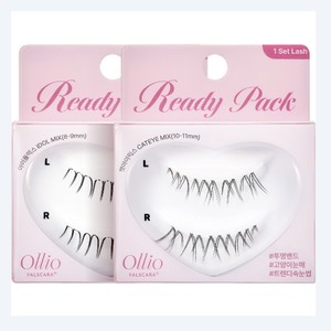 ชุดต่อขนตาแบบกลุ่มสำหรับมือใหม่ Ollio Pearl Scara Eyelashes 21 แบบ พร้อมแหนบ แพ็คพร้อมใช้ Idol Mix Refill - Product Image 4