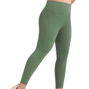 Nouveau design, qualité supérieure, pantalon mi-long pour femmes, leggings de yoga, séchage rapide, respirant, taille élastique, 100% coton, sans couture - Product Image 1