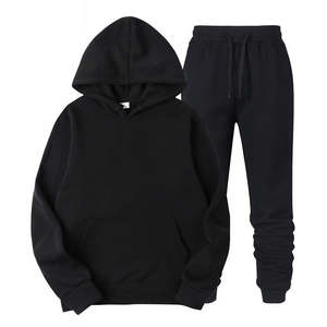 <b>Plain</b> Blank Jogger <b>Tracksuit</b> for Men OEM Custom Fleece Training Set High Quality OEM <b>Plain</b> Fleece <b>Tracksuit</b> Jogger Sportswear - Product Image 5