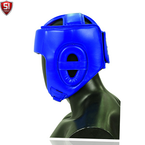 Protector de Cabeza de Cuero Vacuno Personalizado OEM MMA de Secado Rápido Unisex para Entrenamiento de Kickboxing, Sparring, Karate, Taekwondo - Product Image 4