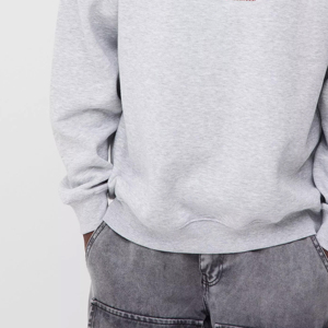 Sweat-shirt à col rond pour homme de haute qualité ODM, sweat-shirts et hoodies en coton pour homme, respirant, logo personnalisé, couleur unie - Product Image 5