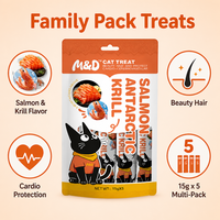 Nourriture humide pour chats en sachet, sans céréales, saveur naturelle poulet et thon, riche en protéines, nutrition saine, friandises humides pour chats