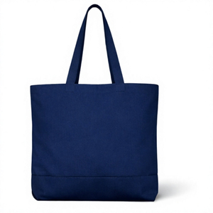 กระเป๋าผ้าแคนวาสพิมพ์ลายโลโก้คุณภาพสูง กระเป๋าหิ้วสีขาวขนาดใหญ่พร้อมหูหิ้วสำหรับใช้ในชีวิตประจำวัน - Product Image 3