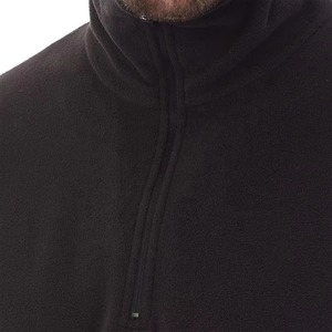 Sweat-shirts tendance pour hommes, doublés polaire premium, design personnalisé, <span class=keywords><strong>streetwear</strong></span> OEM, vente en gros, <span class=keywords><strong>pull</strong></span> à quart de zip en polaire noir pour hommes - Product Image 4