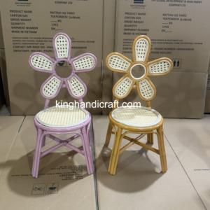 Location de chaise enfant unique en rotin fait main pour événements de mariage, fêtes d'anniversaire, photographie et décoration - Product Image 2