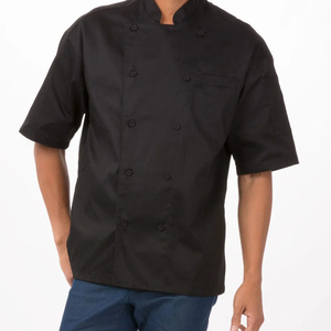 High Quality New Chef Jacket Summer Chef Uniform Shirt Cook <b>Costumes</b> Restaurant Food Service Hotel Chef Shirt - Product Image 6