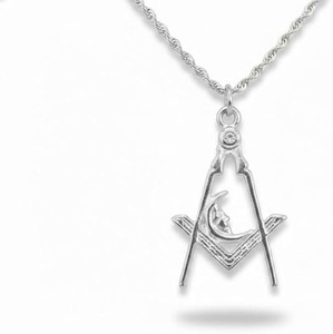 เครื่องประดับปลอกคอสำหรับเจ้าหน้าที่บลูลอดจ์ของสมาคมเมสัน - ชุด 12 ชิ้น ทำจากโลหะสีเงินชนิดทองเหลือง ไม่มีอัญมณี - Product Image 6