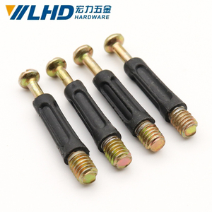 Lhd 40Mm <b>Plastic</b> <b>Rod</b> Connector For Furniture Hardware Joining Parts - Product Image 3