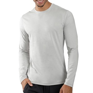 Camiseta de Manga Larga para Hombre, Cuello Redondo, Tejido Waffle, Estilo Hip Hop, Color Negro, Transpirable, con Estampado de Letras, Estilo Veraniego - Product Image 3