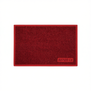 Tapis de porte en polyester tufté de couleur unie 40x60 cm, assortis et combinables, ALFOMBRA, lavable en machine pour usage domestique - Product Image 2