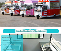 Remorque de chariot alimentaire mobile personnalisable avec cuisine complète et équipement commercial pour boutique de beignets