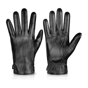 ถุงมือหนังแฟชั่นแบบเต็มนิ้ว ถุงมือหนังผู้ชายสั่งทำได้ ราคาขายส่ง ถุงมือแฟชั่น - Product Image 1