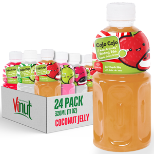 330ml Cojo jugo de manzana bebida Jelly Nata De Coco VINUT fabricante precio al por mayor etiqueta privada muestra gratis comida para bebés - Product Image 1