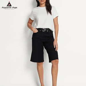 Shorts Bermuda pour femmes en coton 100% écologiques, respirants et à séchage rapide, haute qualité, faible MOQ - Product Image 6