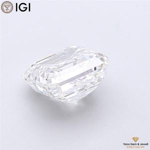 เพชร CVD ทรงแอสเชอร์ น้ำหนัก 5.00 กะรัต ได้รับการรับรองจาก IGI สี D ความสะอาดระดับ VS1 เหมาะสำหรับเป็นเพชรเม็ดเดี่ยวกลางวงแหวน - Product Image 4