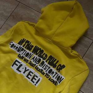 Heavyweight 100% Cotton <b>Blended</b> Breathable Regular Fit Fleece Pocket Hoodie Men Screen Printed Winter Hoodie - Product Image 3