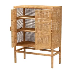 Meuble de rangement en rotin tressé à trois niveaux de haute qualité, unité de rangement en osier pour chambre d'enfant, mobilier pour tout-petits, prix abordable, directement de l'usine - Product Image 2