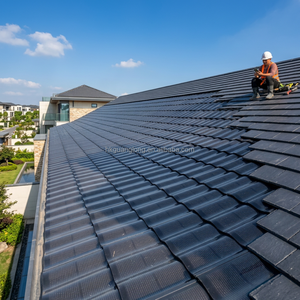 Panneau solaire modulaire de toiture 150W 182mm étanche tout noir à contact arrière, solutions de toiture photovoltaïque 25,4% - Product Image 1