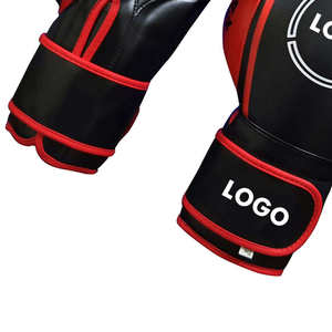 2026 Wholesale High Quality Trendy Leather Breathable Sports Boxing Gloves Best Seller Custom Made Sparring <b>Hook</b> Loop Closure - Product Image 4