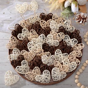 Adornos de Corazón de Ratán Natural de Alta Calidad al Precio Más Bajo, Decoración de San Valentín - Product Image 2