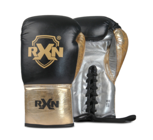 Gants de boxe légers en cuir véritable RXN pour la fermeture Tailles de 4oz à 20oz pour l'entraînement professionnel-Confortable de bonne qualité - Product Image 1