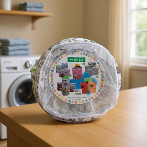 Sac à linge plat grande capacité avec imprimé floral en maille BOLSA PARA ROPA - Product Image 3