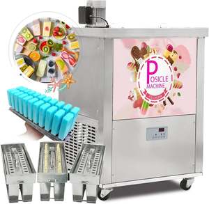 Máquina para hacer paletas de hielo Ataforma Slim Design brasileña con 3 moldes delgados, 26 paletas - Product Image 1