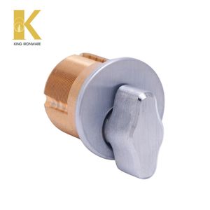 Brass Cylinder Lock Thumbturn Mechanical Door <b>Security</b> Satin Chrome 28mm For Entrance Door <b>Security</b> - Product Image 6