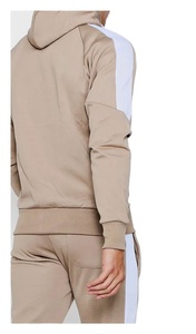 Ensemble de survêtement décontracté d'hiver pour homme : veste à capuche et pantalon de jogging à taille élastique, coupe régulière, écologique, respirant, couleur unie - Product Image 3