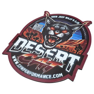 Aimant de réfrigérateur avec autocollant magnétique pour présentations, design moderne, coloré, irrégulier, vinyle automobile - Product Image 1