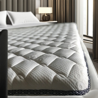 Surmatelas orthopédique à soutien avancé, soulagement de la douleur, rafraîchissant, compressible, pliable pour la maison, l'hôtel, la chambre à coucher, housse amovible