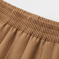Jupe courte plissée pour femme, couleur unie, taille élastique, 100% polyester, confortable, style toutes saisons