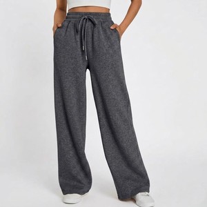 Pantalones Deportivos MEYBA SPORTS para Mujer, Color Gris Oscuro, Pierna Ancha, Cintura Media, Elásticos, Transpirables, de Poliéster/Algodón, Corte Holgado, Casuales - Product Image 6