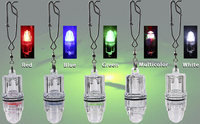 Tiefsee-LED-Angelleuchte mit Clip, IP68, Blaues Blitzlicht, Unterwasser-Fischlampe, Ra80, 50000 Stunden Lebensdauer, 1-300M Beleuchtungsreichweite, 1 Jahr Garantie