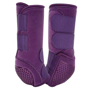 Protège-tendons d'extérieur en néoprène pour chevaux, protection des jambes, produit d'entretien équin, paire de protège-tendons, prix d'usine - Product Image 3
