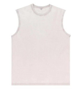เสื้อกล้ามครอปแขนกุดผ้าฝ้าย 100% แบรนด์สั่งทำพิเศษสำหรับผู้ชายไซส์ใหญ่ ป้องกันขนร่วง แห้งเร็ว ระบายอากาศดี เหมาะสำหรับใส่ลำลอง - Product Image 6
