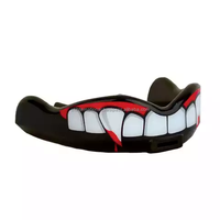 Protège-dents de sport imprimé Protège-dents adulte Protège-dents en silicone Protège-dents pour la boxe Sport Vente en gros