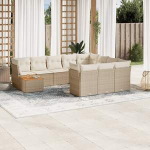 Conjunto de Sofás de Jardín Color Beige - Product Image 1