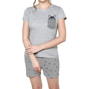 Ensemble coordonné imprimé 2 pièces pour femme, tenue d'été avec haut blanc et short, nouveau ensemble assorti tendance pour les vacances et les tenues décontractées - Product Image 5