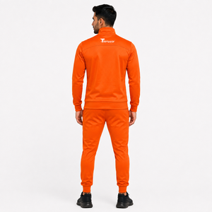 Survêtement de sport pour homme grande taille, décontracté, respirant, écologique, léger, veste zippée intégrale, coupe ajustée, 100% coton - Product Image 4