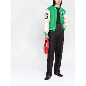 แจ็คเก็ตวาร์ซิตี้แบบขายส่ง OEM ผลิตตามสั่ง แจ็คเก็ตเบสบอลแบบ Letterman สำหรับผู้หญิง แจ็คเก็ตวาร์ซิตี้แฟชั่นจากปากีสถาน - Product Image 5