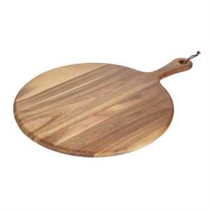 Planche à découper en bois ronde avec poignée, épaisseur 1,5 cm, vente en gros directe usine, prête à l'emploi, marque privée, pour cuisine - Product Image 5