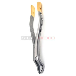 Premium Manual Dental Extracting Forceps 10S Upper Molar Universal Extraction Instruments German Stainless Steel Serrated Beaks - Product Image 3