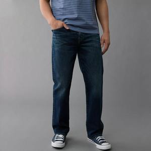 กางเกงยีนส์ผู้ชายทรงตรงใส่สบาย ผ้าเนื้อนุ่ม ทรงหลวม ใส่ได้หลากหลายโอกาส - Product Image 3