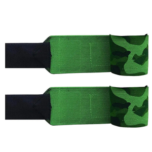 Sangles de soutien réglables pour poignet, vert camouflage, fermeture auto-agrippante, pour musculation, entraînement de force, sécurité sportive - Product Image 2