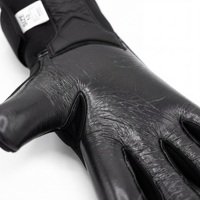 Gants de gardien de but de football en cuir anti-dérapant respirant à la mode pour garçons et filles amoureux du football cadeau de sport