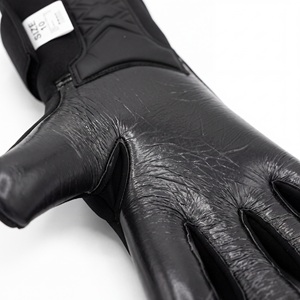 Trendy Breathable Anti-Slip Leather Kids Soccer Goalkeeper Gloves Negative Cut for Boys and Girls Football Lovers Sport Gift - Product Image 6