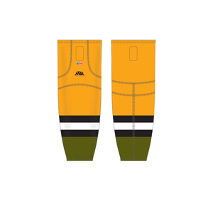 Wholesale Heavy Duty Knit Ice Hockey <b>Socks</b> Traditional Ribbed Athletic Team Uniform <b>Socks</b> Custom Logo Wear-Resistant Warm <b>Winter</b> - Product Image 3