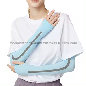 Unisex Cycling <b>Arm</b> <b>Sleeve</b> Anti UV Breathable Eco-Friendly Quick Dry <b>Compression</b> for Outdoor Sports Custom Front Design Print OEM - Product Image 3