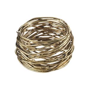 Meilleures ventes : Anneaux de serviette en chaîne dorée, accessoire de table de luxe pour mariage, banquet, dîner, restaurant, maison, ensemble élégant - Product Image 3
